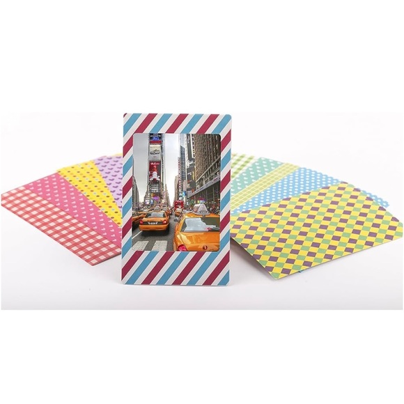 NWT- Sticky Shoot-Instax Polaroid/Fuji Photo Colorful Frame Stickers. - Picture 5 of 6